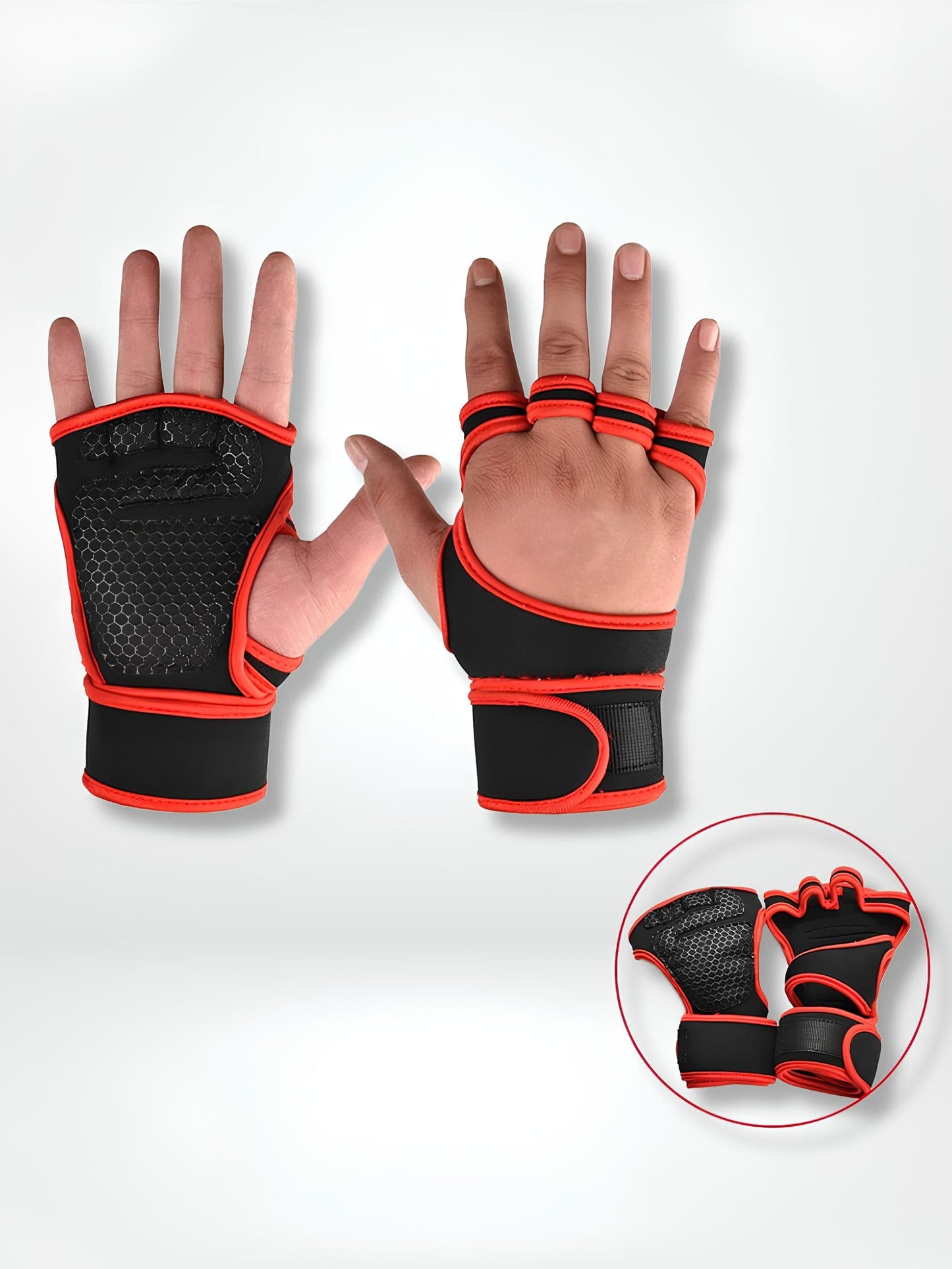 GantsDeStyle® A-Red / L Gants de sport |Musculation