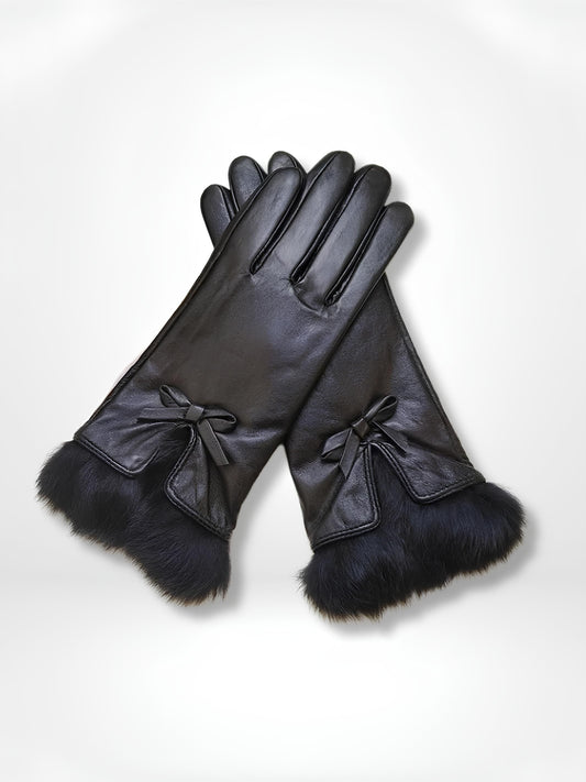 GantsDeStyle® black / L Gants femme | Chaud > Cuir véritable
