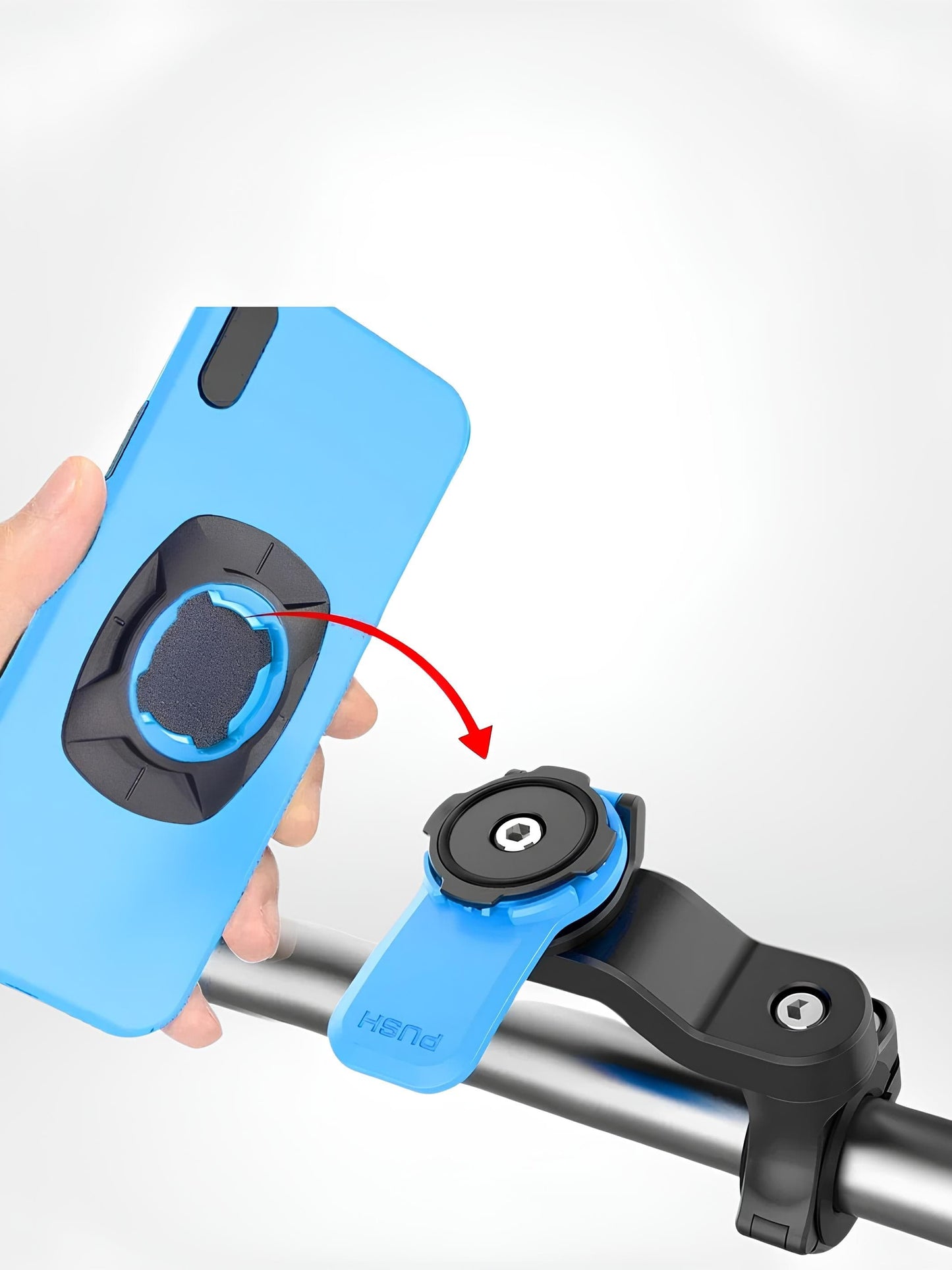 GantsDeStyle® Bleu Support de téléphone | Moto > Vélo