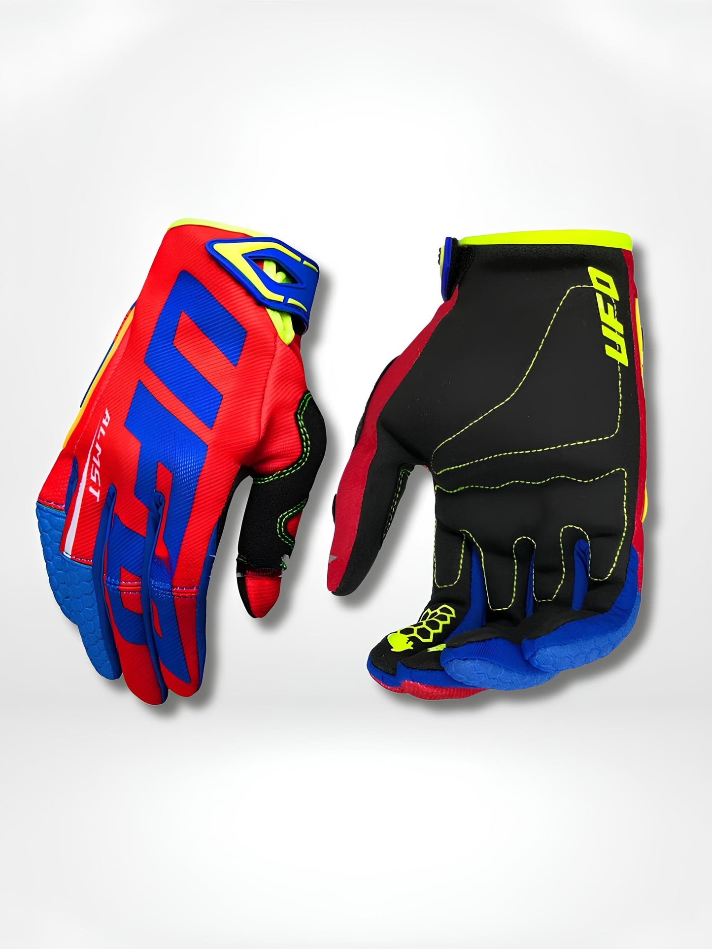 GantsDeStyle® Blue Red / L Gants moto | Enduro > Cross