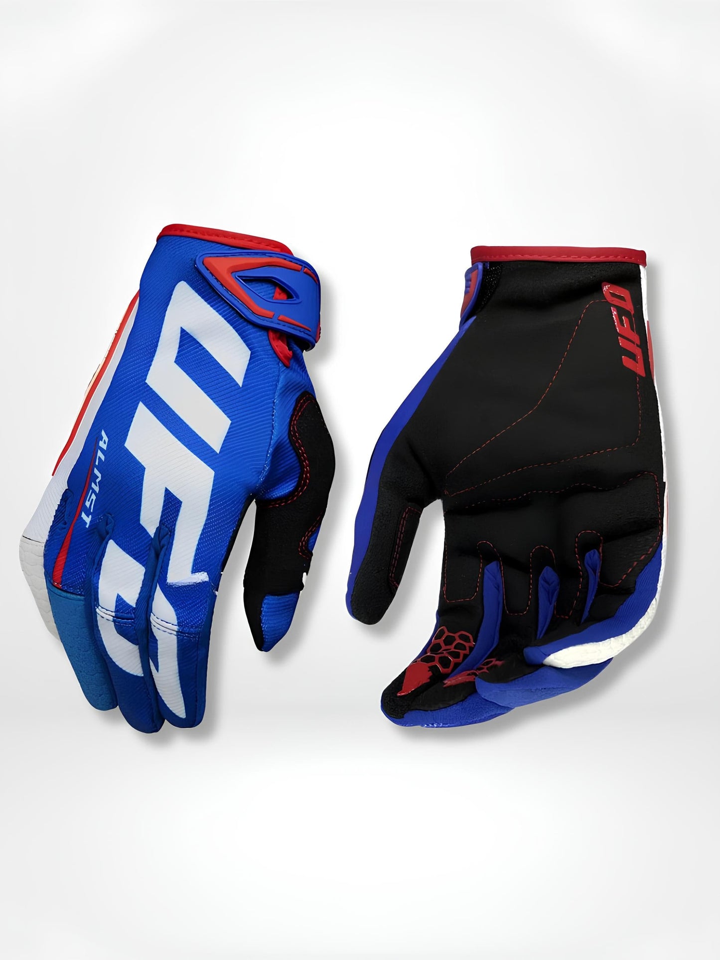 GantsDeStyle® Blue White / M Gants moto | Enduro > Cross