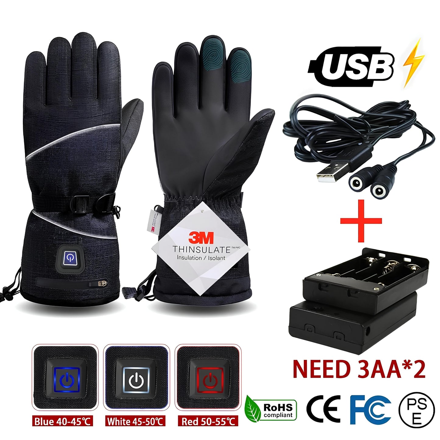 GantsDeStyle® Gants chauffants | Ski > Montagne