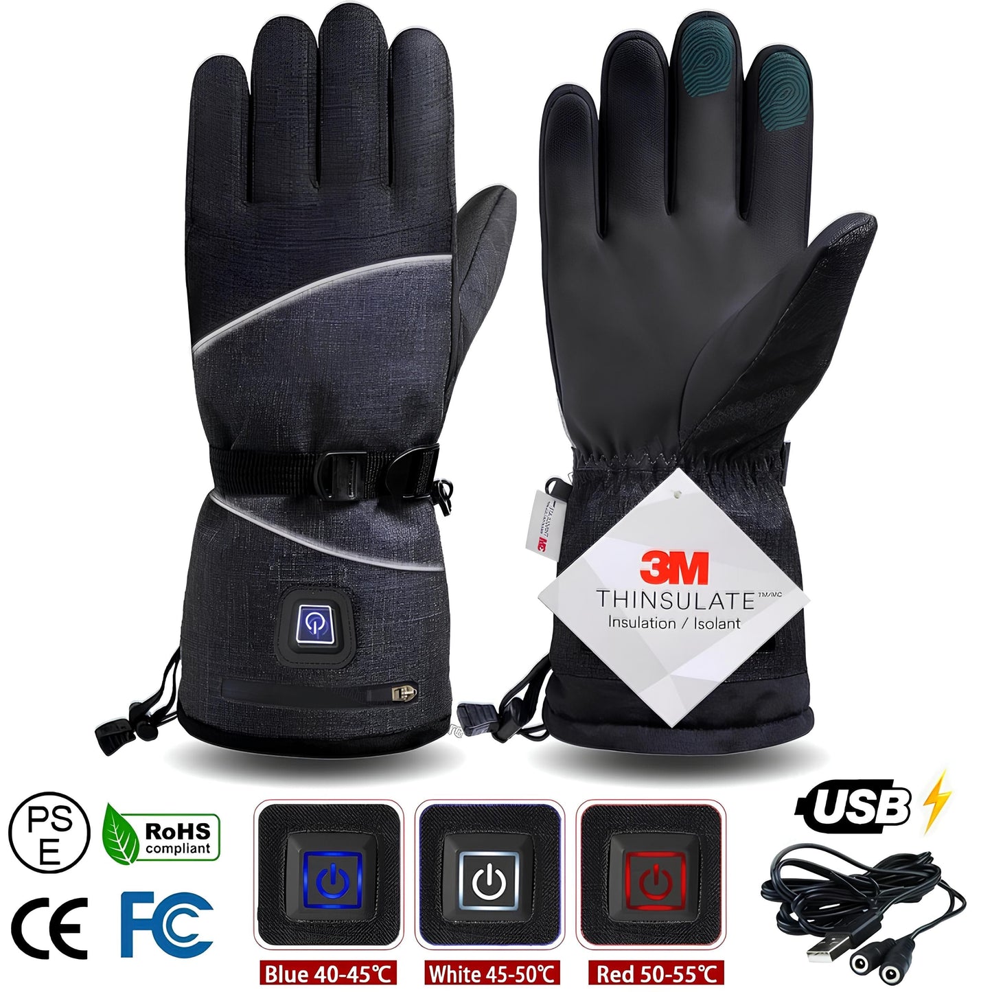 GantsDeStyle® Gants chauffants | Ski > Montagne