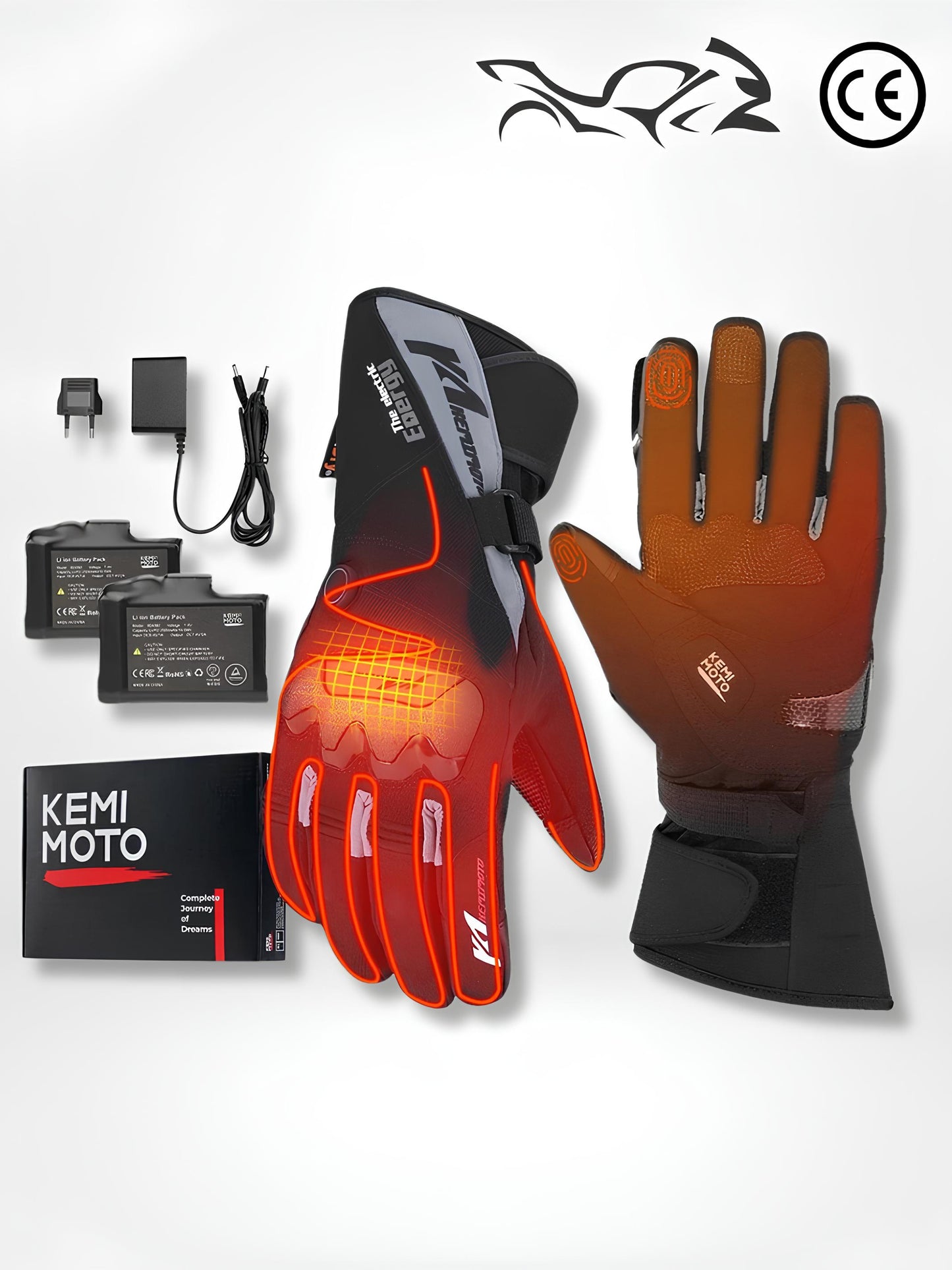 Gants chauffants | Moto