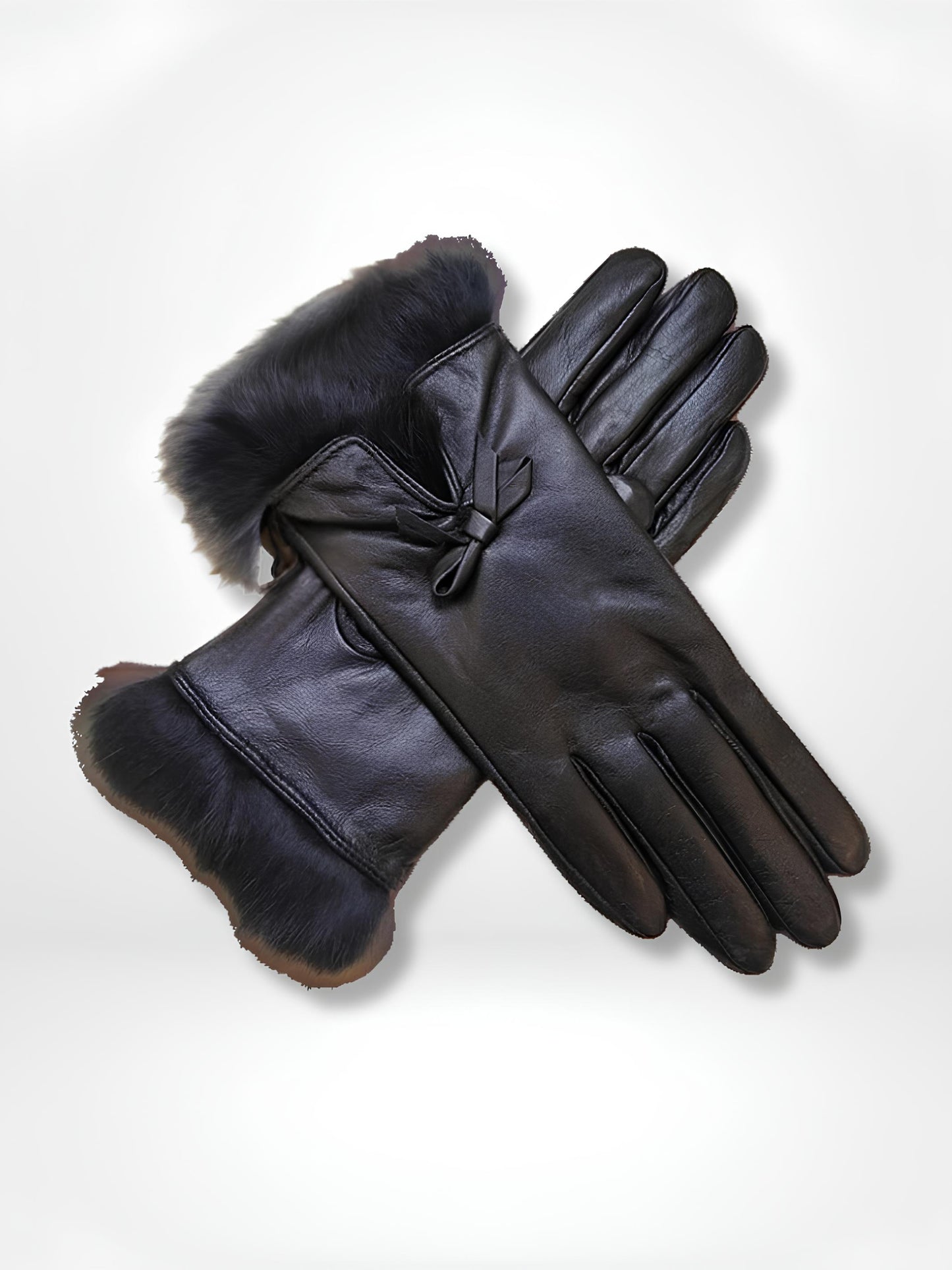 Gants femme | Chaud > Cuir véritable