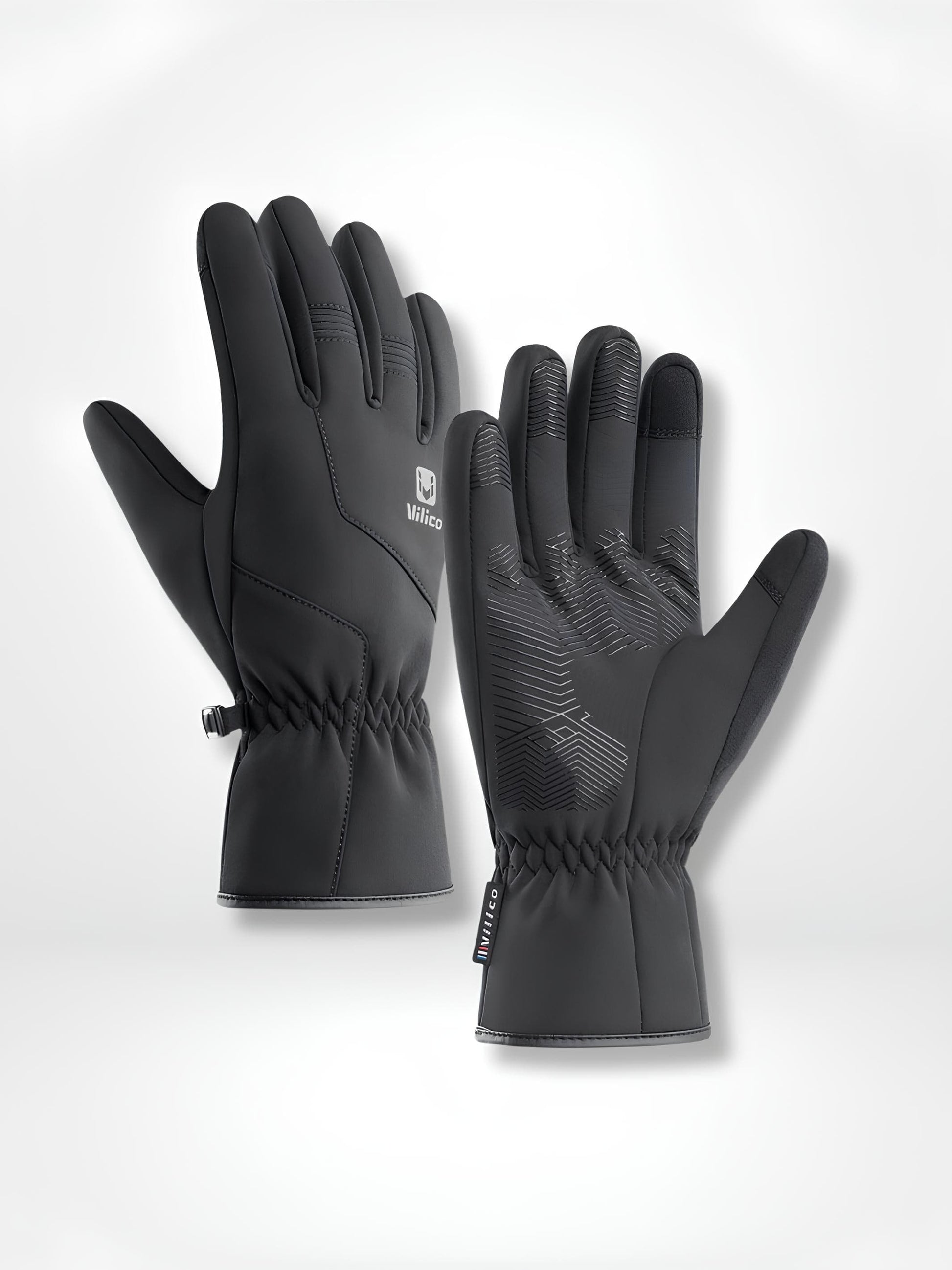 GantsDeStyle® 101BLACK / S Gants moto | Chauffants imperméable