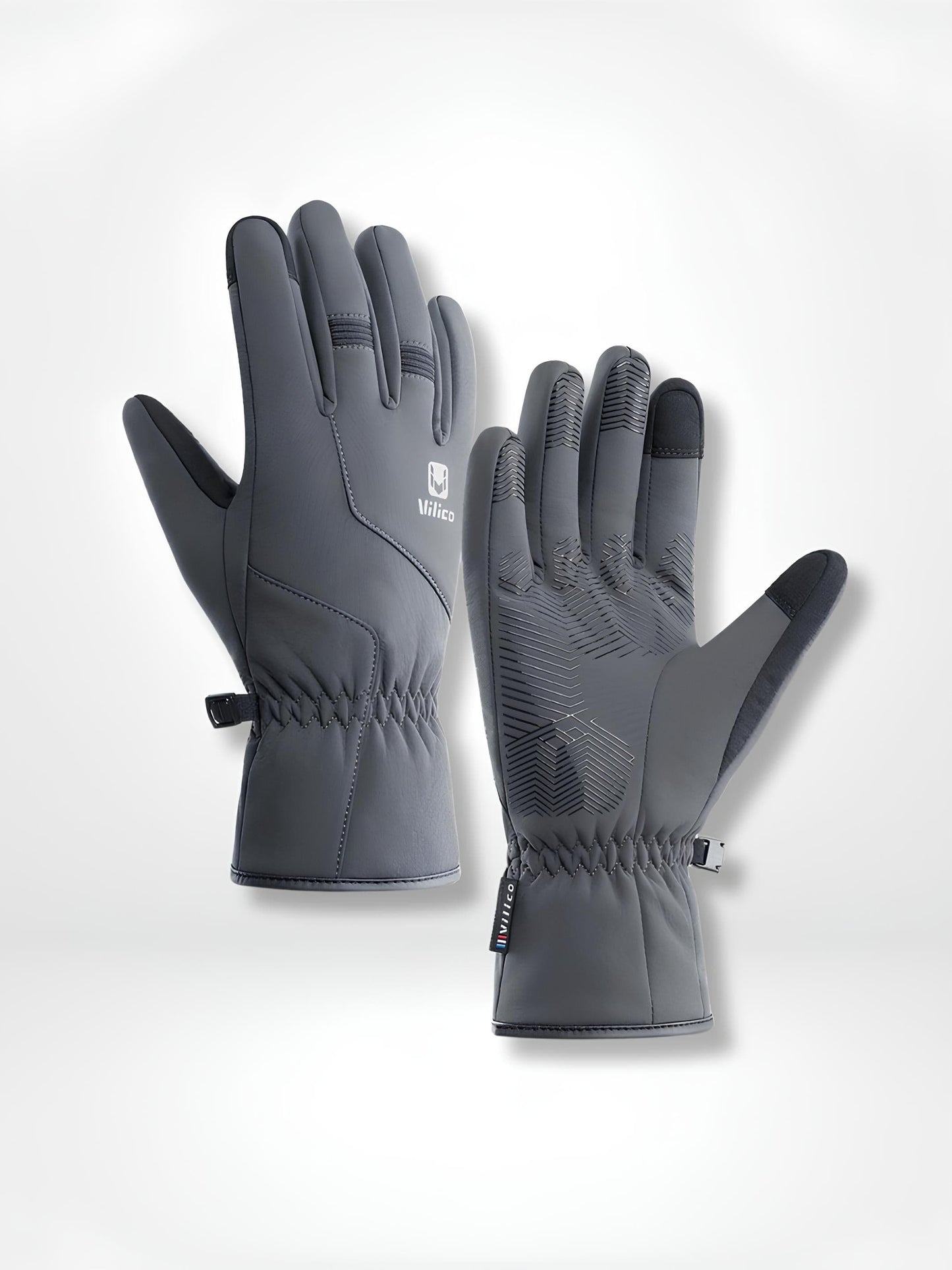 GantsDeStyle® 101GRAY / S Gants moto | Chauffants imperméable