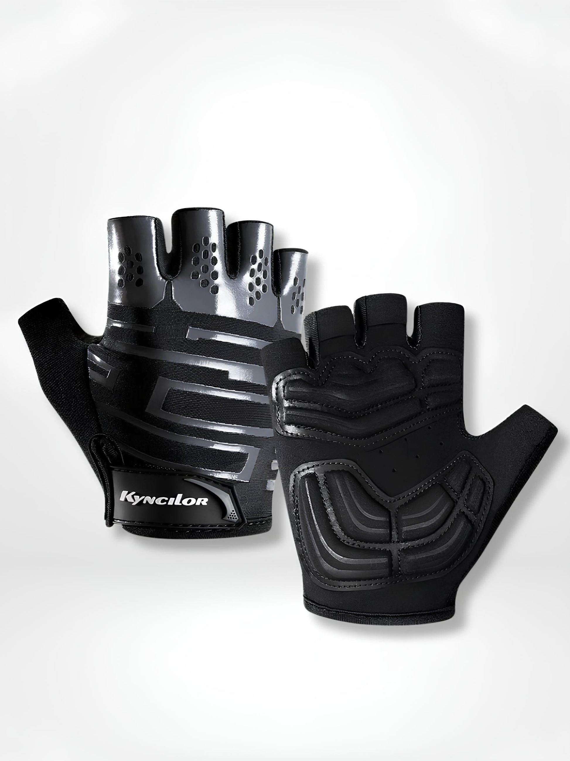 GantsDeStyle® 30BK / XL Gants pour vélo ­­­| Silicone Antichoc