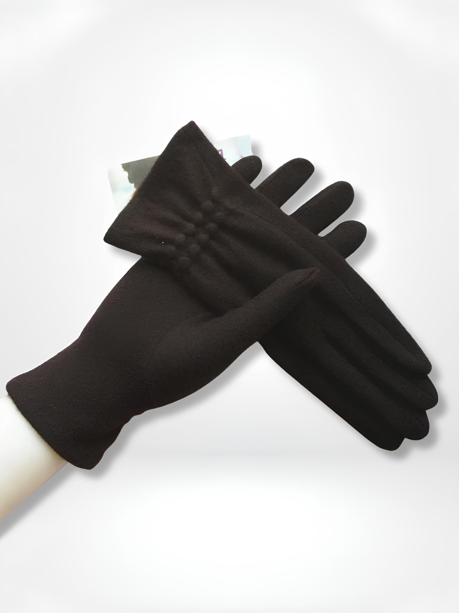 GantsDeStyle® coffee / One Size Gants femme | Chauffants Laine