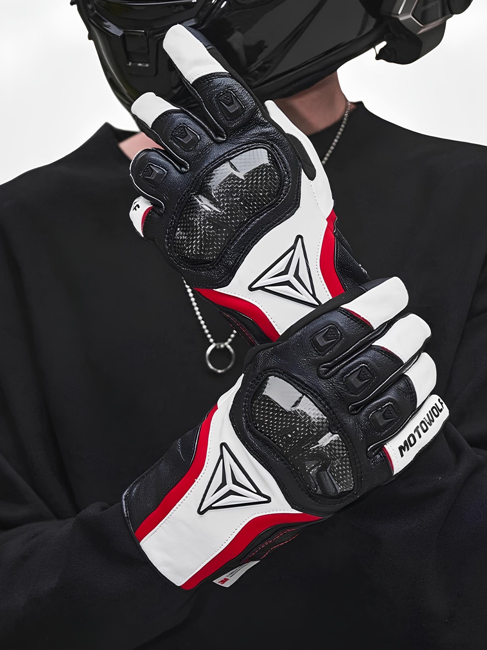 GantsDeStyle® Gants moto | Cuir & Carbone