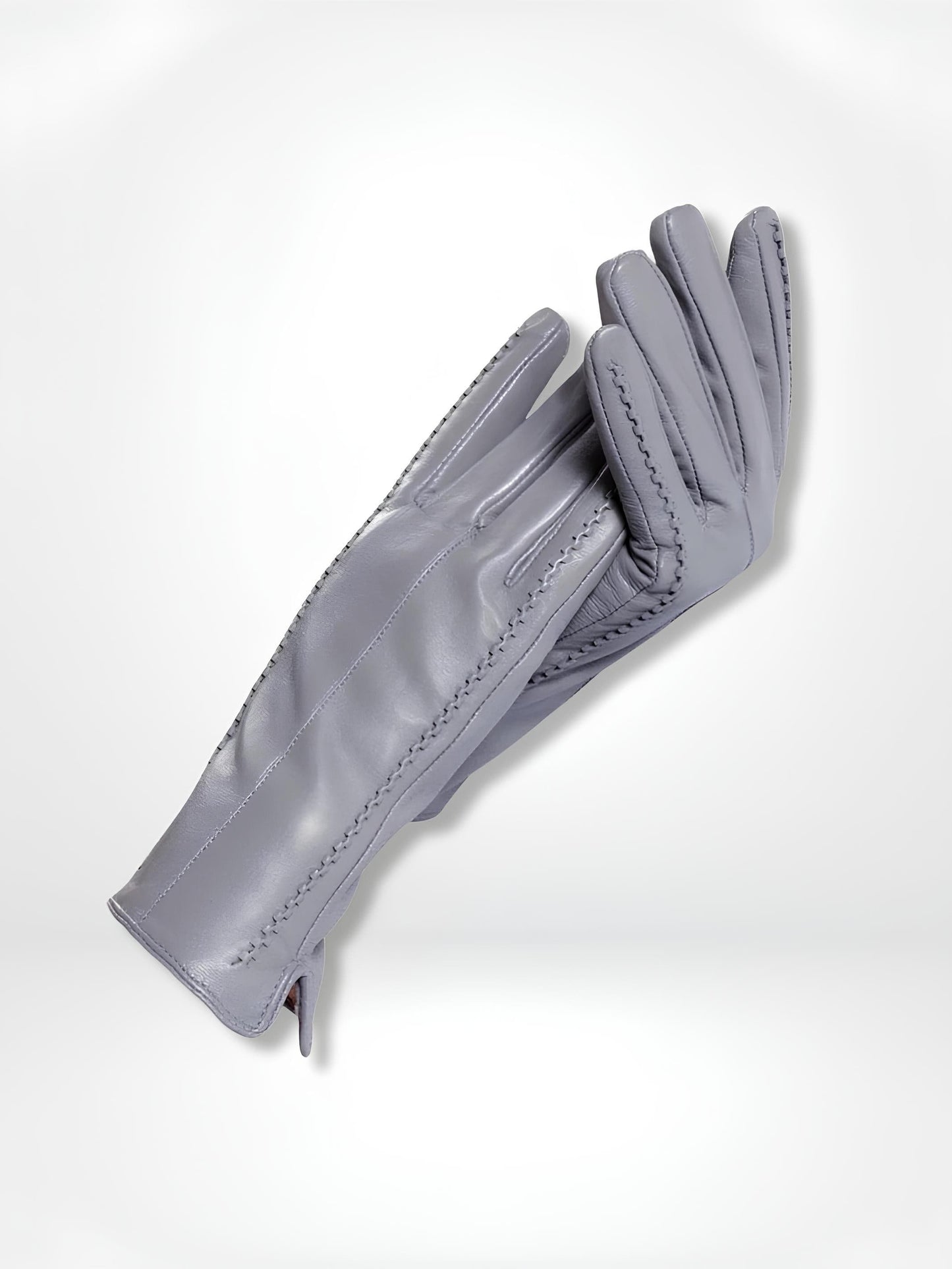 GantsDeStyle® gray / 8 Gants cuir femme | Élégance