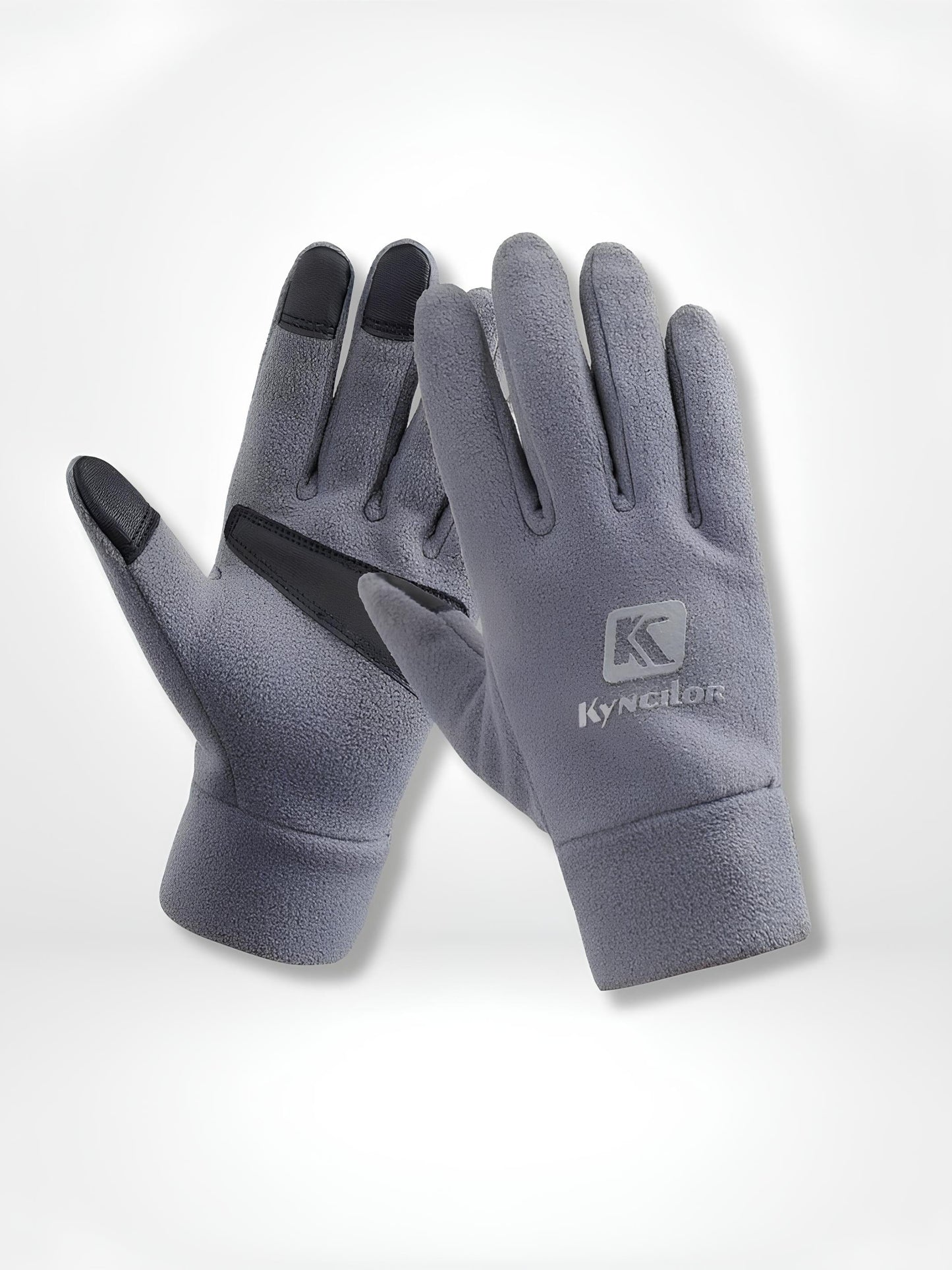 GantsDeStyle® GRAY / XL Gants chauffants | Polaire Antistatique