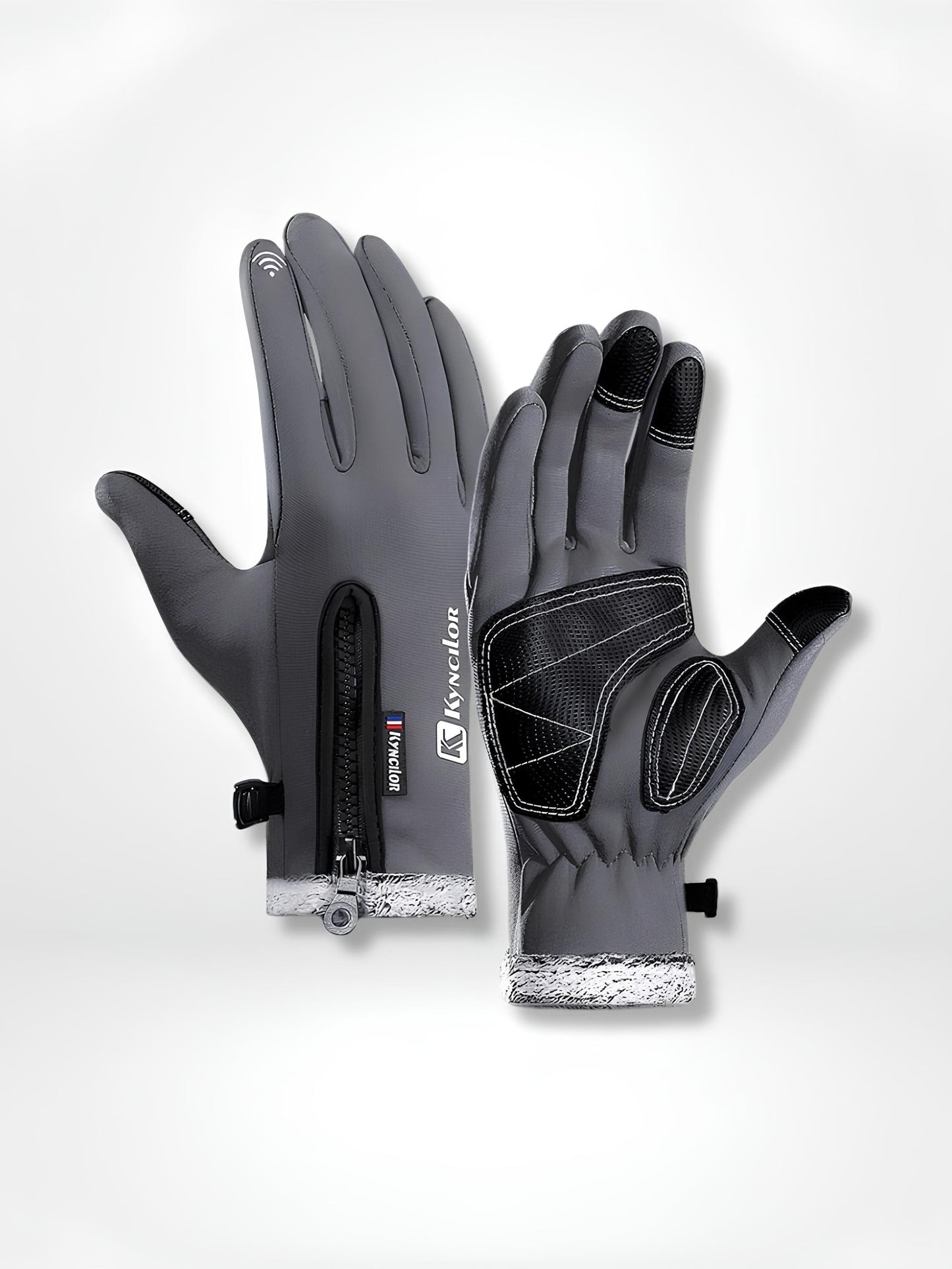 GantsDeStyle® GRAY / XL Gants Vtt | Coupe vent