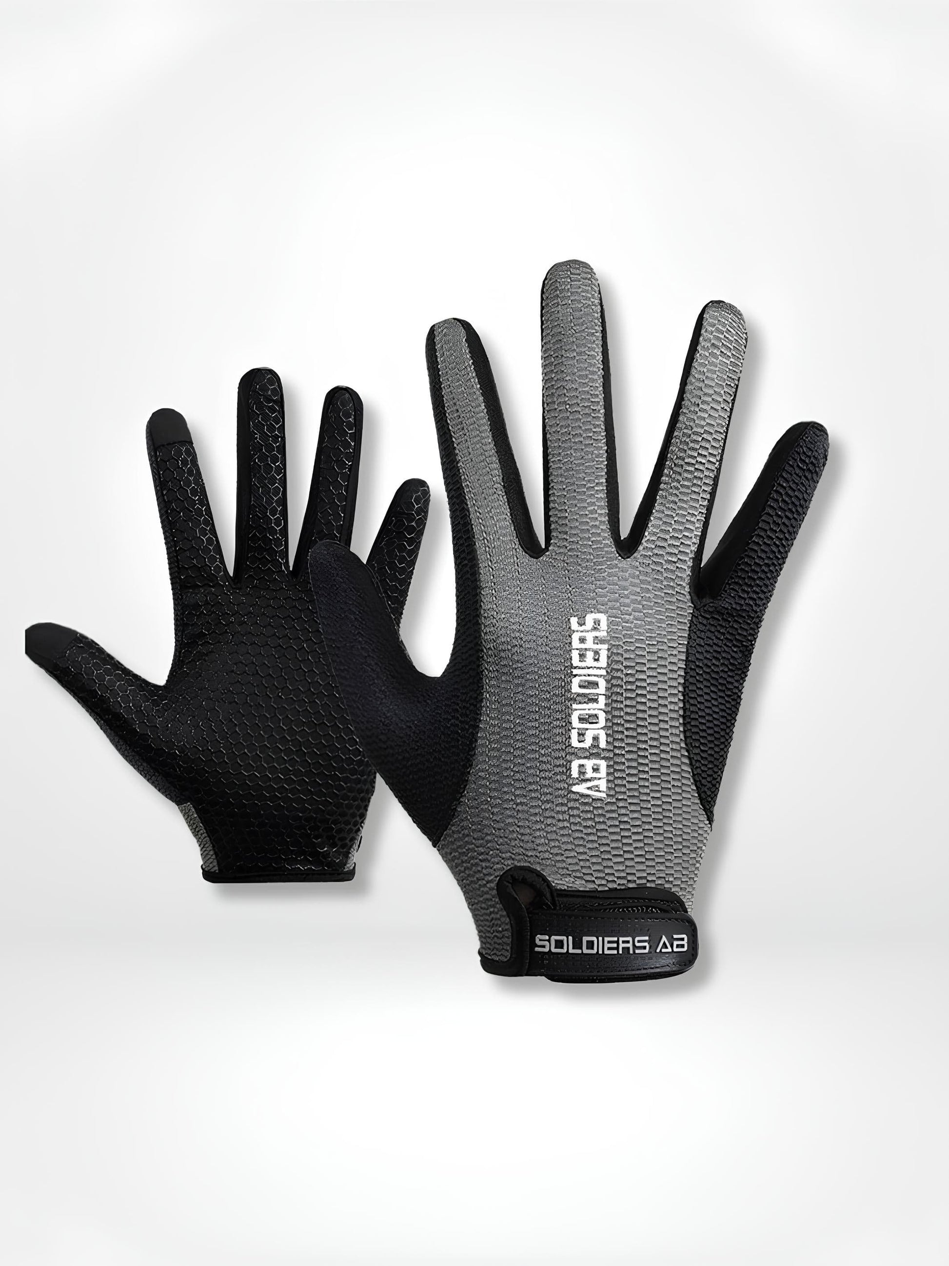 GantsDeStyle® Grey / L Gants pour vélo | Tissus antidérapants