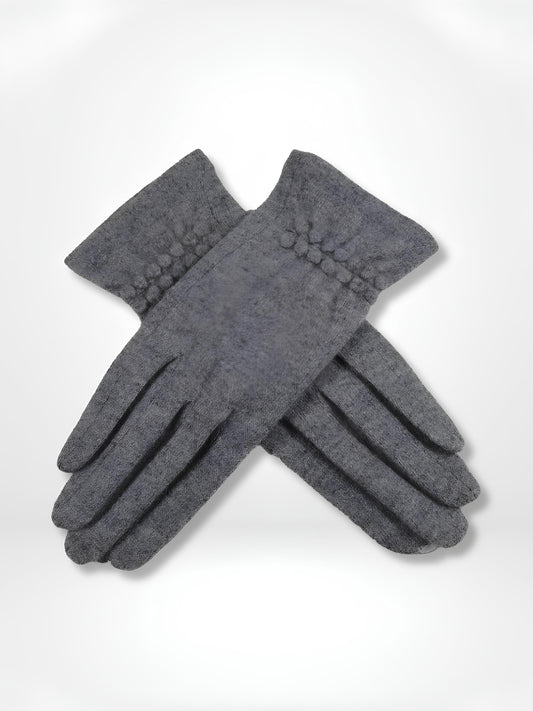 GantsDeStyle® light gray / One Size Gants femme | Chauffants Laine