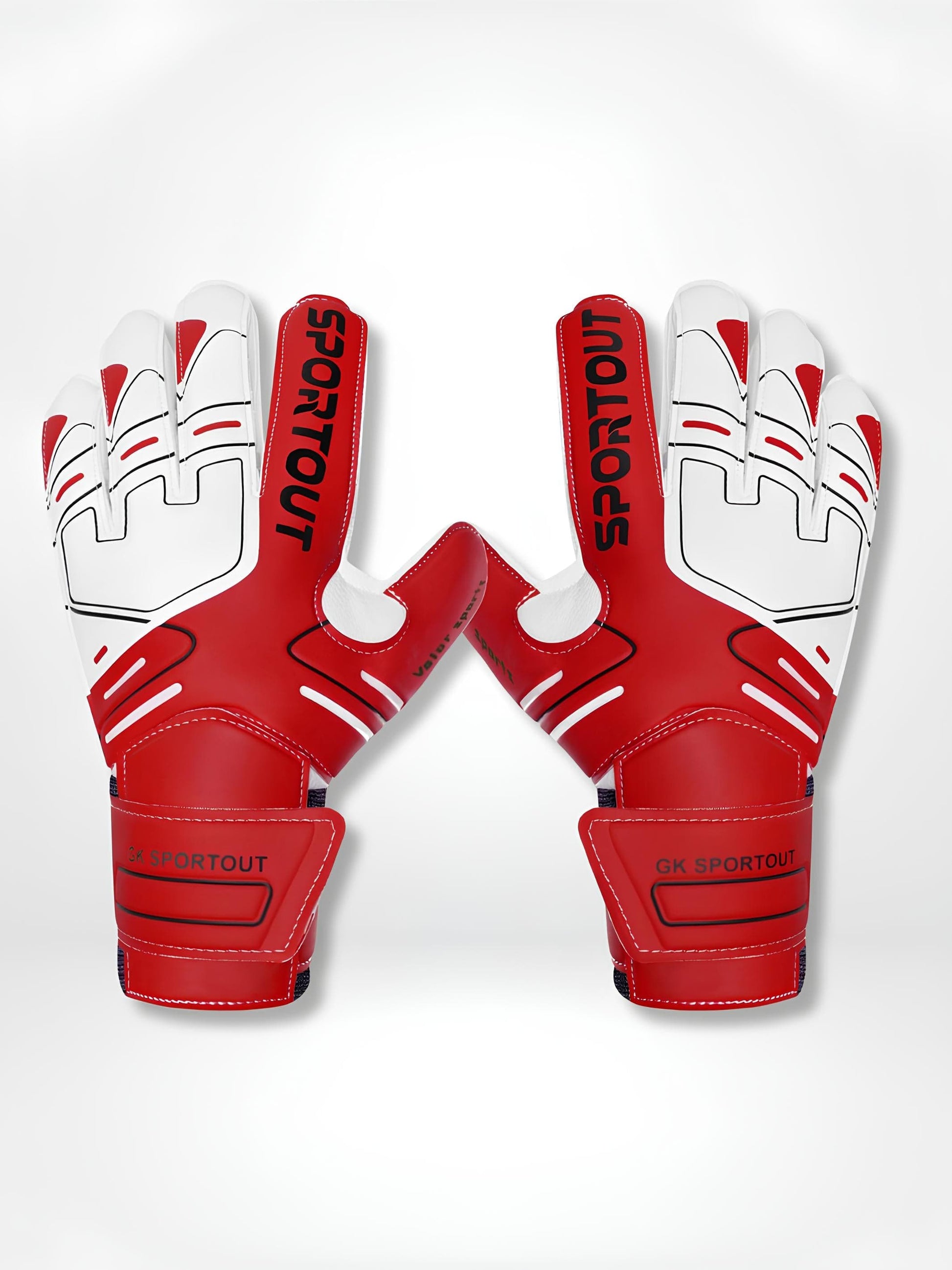 GantsDeStyle® Red / 8 Gants de gardien | Pro & Amateur