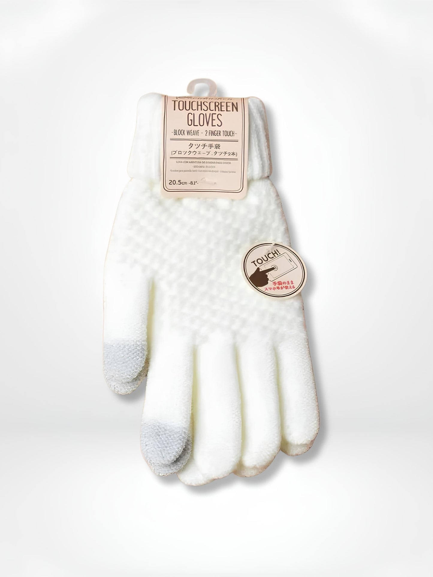 GantsDeStyle® WHITE / One Size Gants femme | Mitaines tricotées